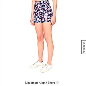 Lululemon align short 4”